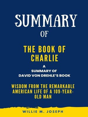 cover image of Summary of the Book of Charlie by David Von Drehle